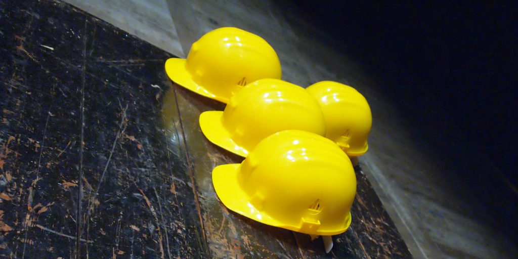 Safety equipment on a Shaffer job site